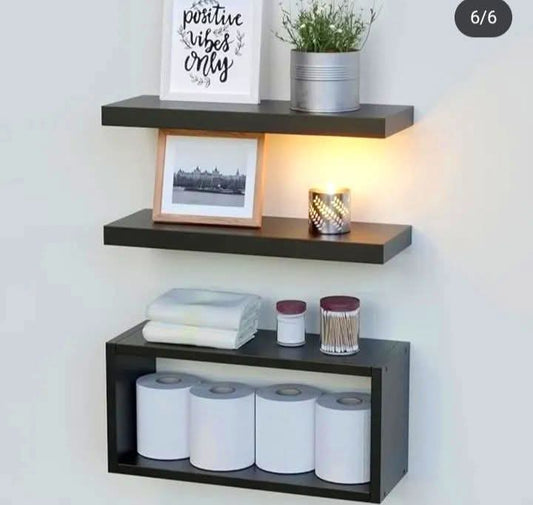 Étagère Murale Flottante pour Salle de Bain – Élégance et Fonctionnalité     ف جداري عائم للحمام – أناقة وعملية