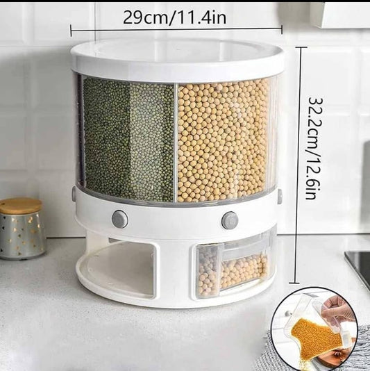 Distributeur de Nourriture Rotatif – Pratique et Fonctionnel     موزع طعام دوار – عملي وفعال