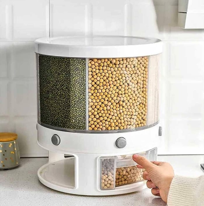 Distributeur de Nourriture Rotatif – Pratique et Fonctionnel موزع طعام دوار – عملي وفعال