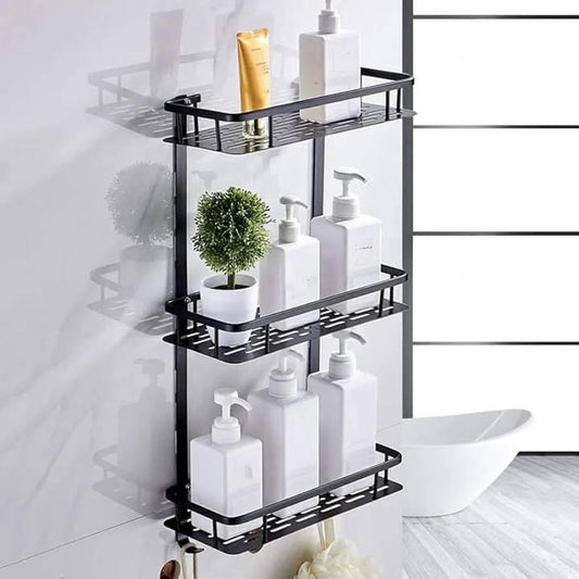 Rangement 2 à 3 étages pour douche et toilettes   منظم متعدد الطبقات (2-3 طوابق) للدوش والمرحاض