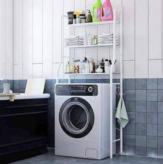 Étagère de Rangement en Acier Inoxydable pour Machine à Laver     رف تخزين من الفولاذ المقاوم للصدأ فوق غسالة الملابس