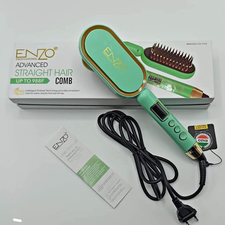 Brosse Lissante Électrique Enzo – Rapide et Efficace     فرشاة فرد كهربائية إنزو – سريعة وفعالة