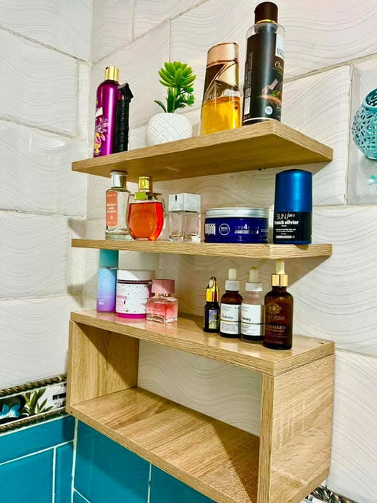 Étagère Murale Flottante pour Salle de Bain – Élégance et Fonctionnalité     ف جداري عائم للحمام – أناقة وعملية