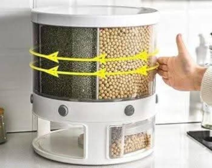 Distributeur de Nourriture Rotatif – Pratique et Fonctionnel     موزع طعام دوار – عملي وفعال