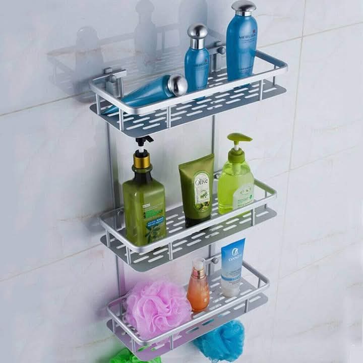 Rangement 2 à 3 étages pour douche et toilettes   منظم متعدد الطبقات (2-3 طوابق) للدوش والمرحاض
